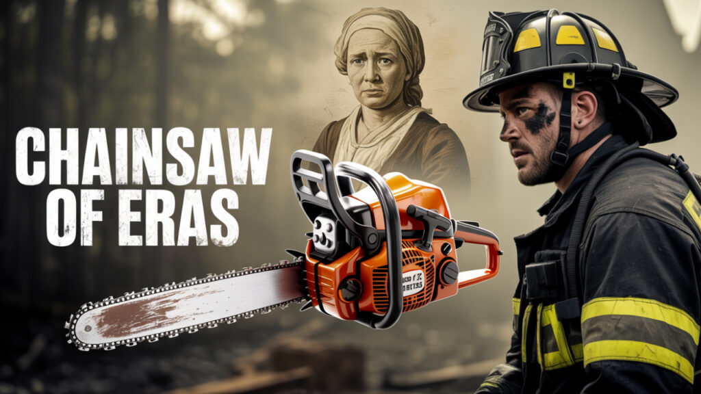 Chainsaw between past trauma and present heroism