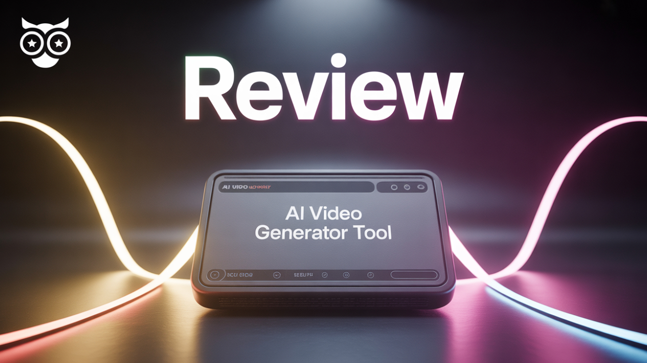 AI video generator tool interface