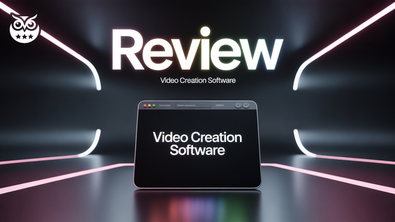 Video creation software interface