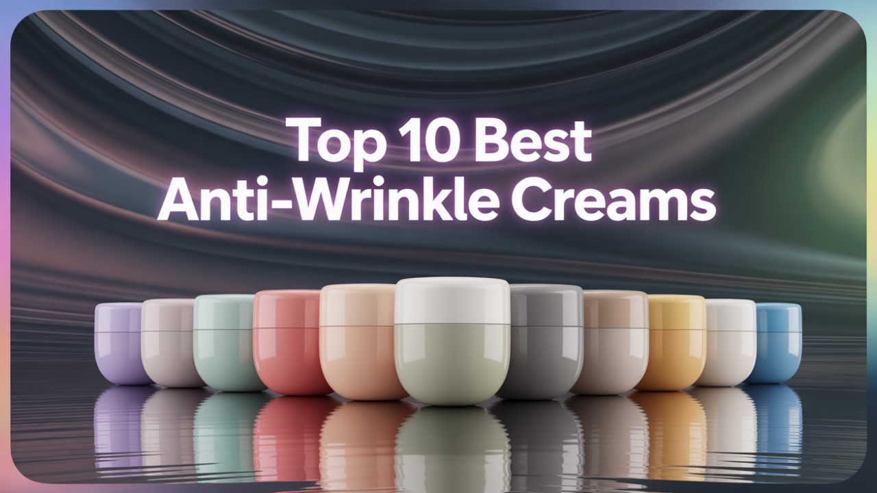 Symbolic anti-wrinkle cream jar with modern look