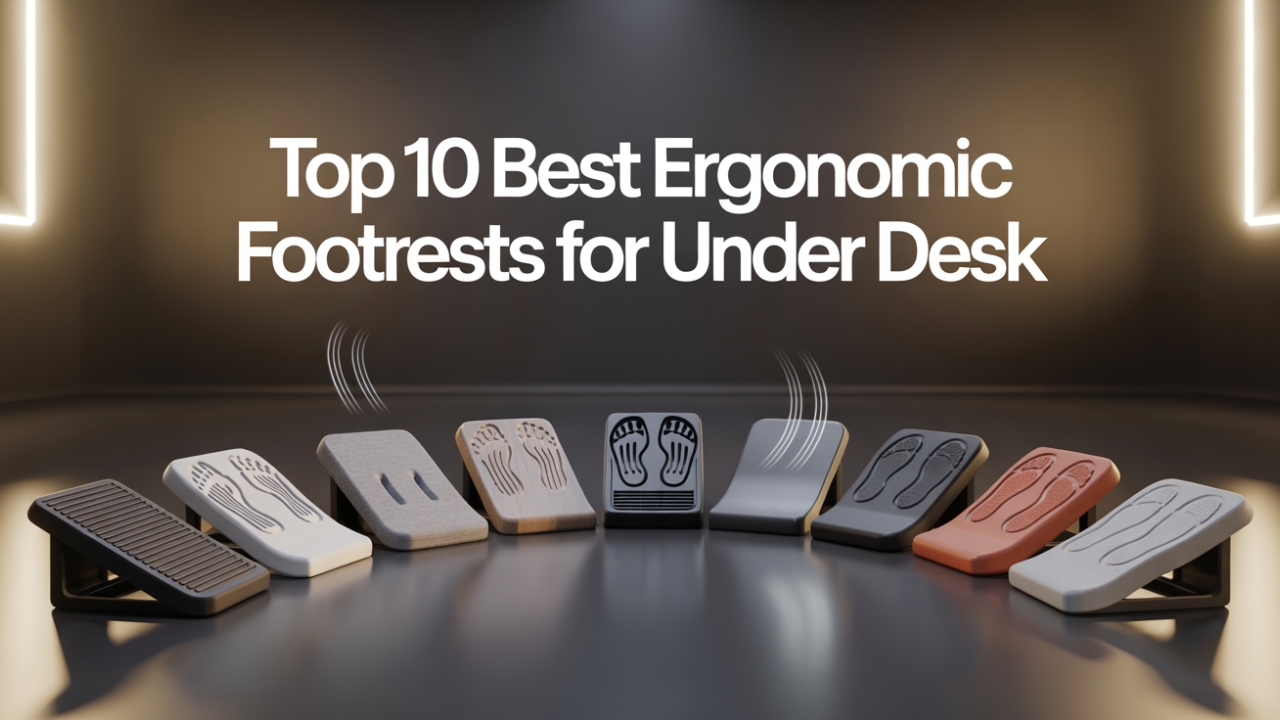Ergonomic footrest BlissTrends memory foam style
