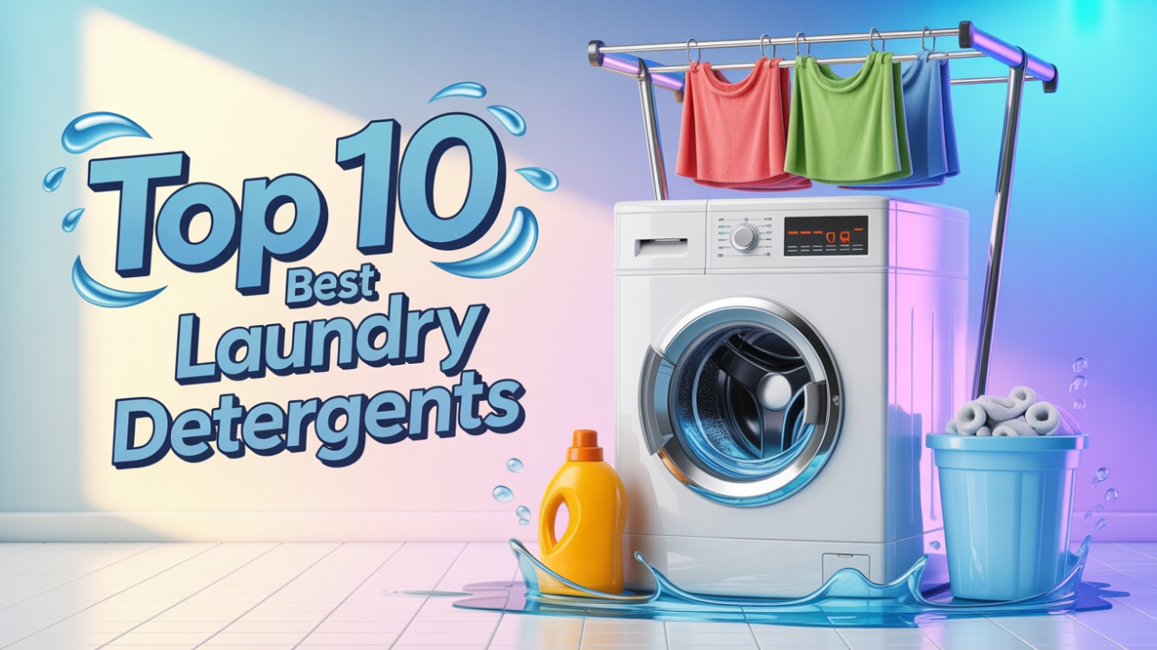 Top 10 Best Laundry Detergents Ranked and Reviewed Laundry detergent product illustration for top 10 roundup