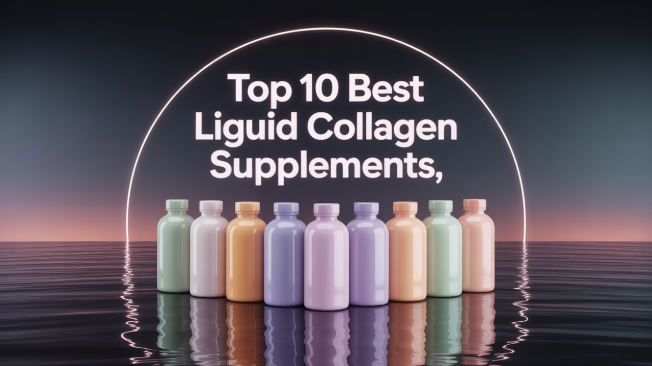 Top 10 Best Liquid Collagen Supplements (Ranked & Reviewed) Zena Nutrition liquid collagen bottle on dark background