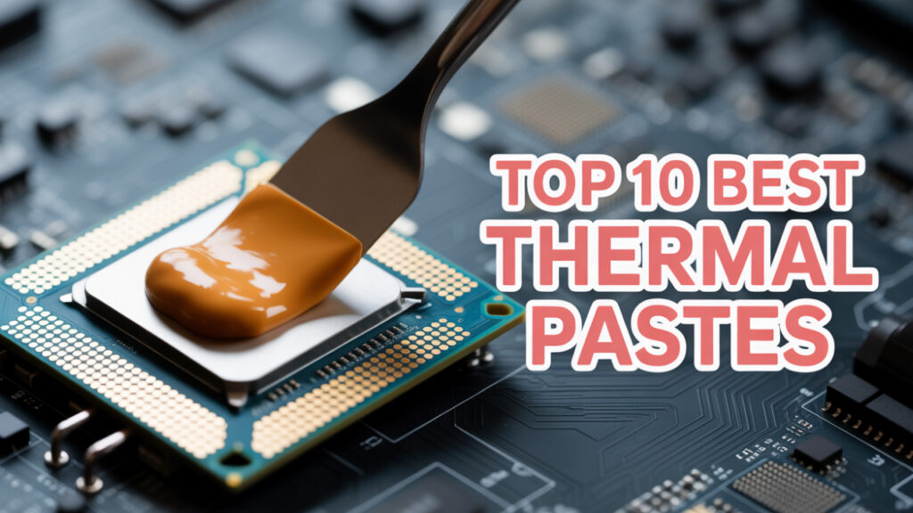 Illustration of CPU with heat transfer theme, neon glow